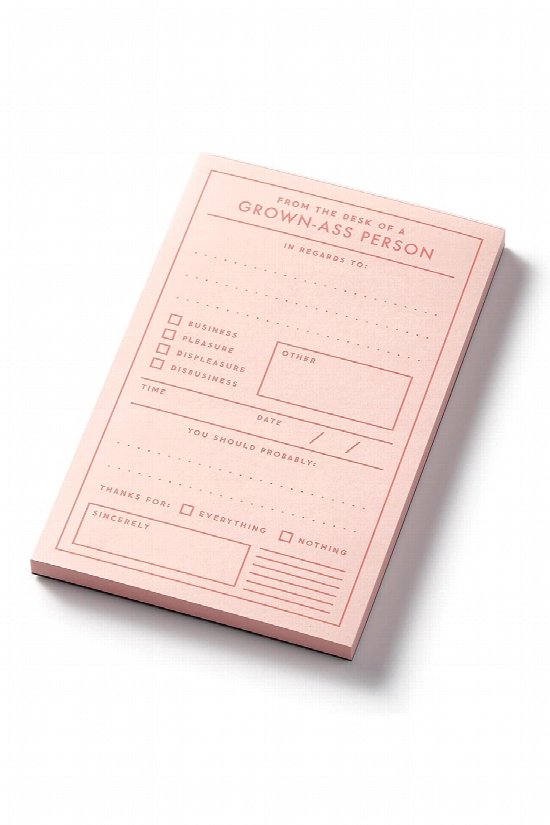 Grown-A*s Person Memo Pad 2